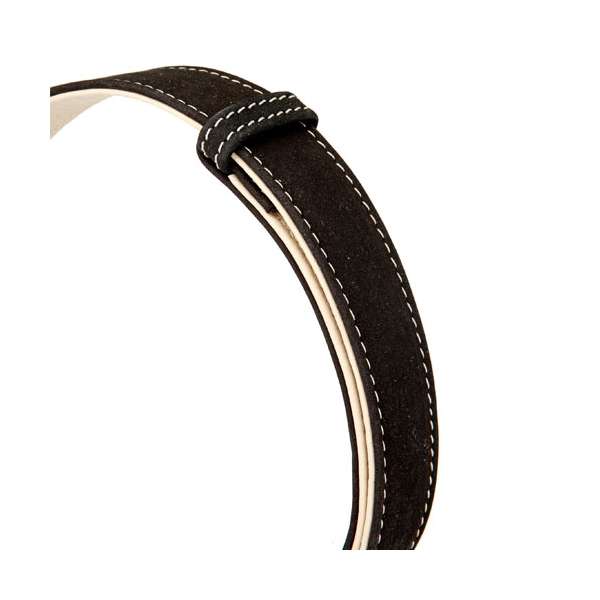 Karlie Buffalo Ultra Halsband - Schwarz/Hellbeige - 40 mm / 55-75 cm