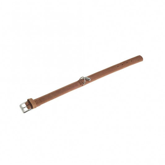 Karlie Halsband Buffalo aus Kalbsleder - Braun - 45 cm/22 mm