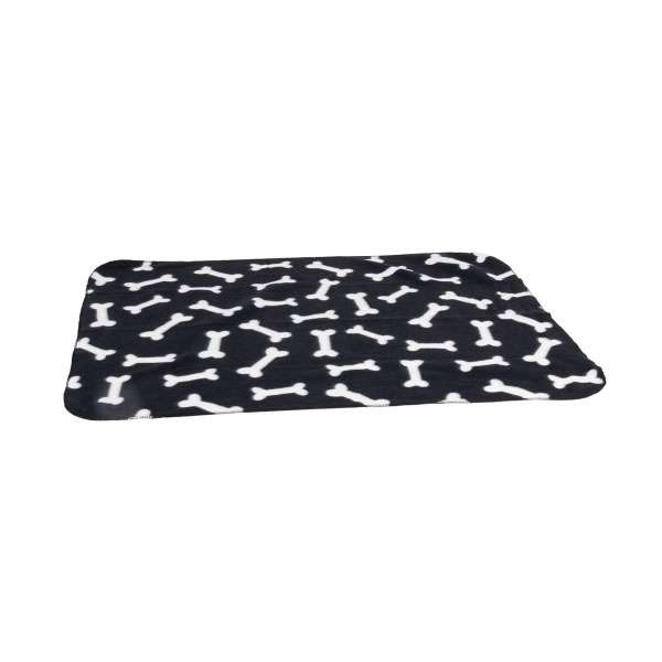 Karlie Flamingo Fleecedecke Milda - 100 x 70 cm - Schwarz