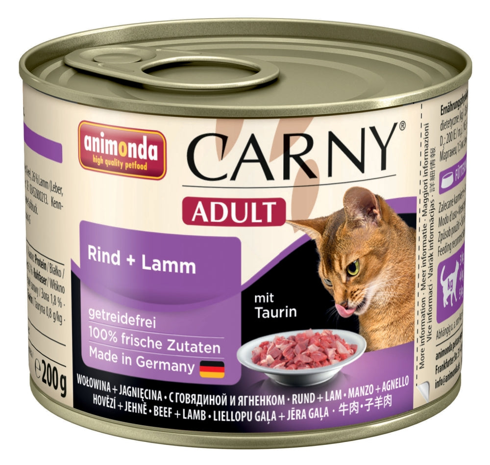 Animonda Cat Dose Carny Adult Rind & Lamm - 200 g