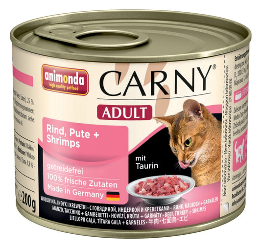 Animonda Cat Dose Carny Adult Rind & Pute & Shrimps - 200 g