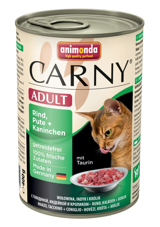 Animonda Cat Dose Carny Adult Rind & Pute & Kaninchen - 400 g