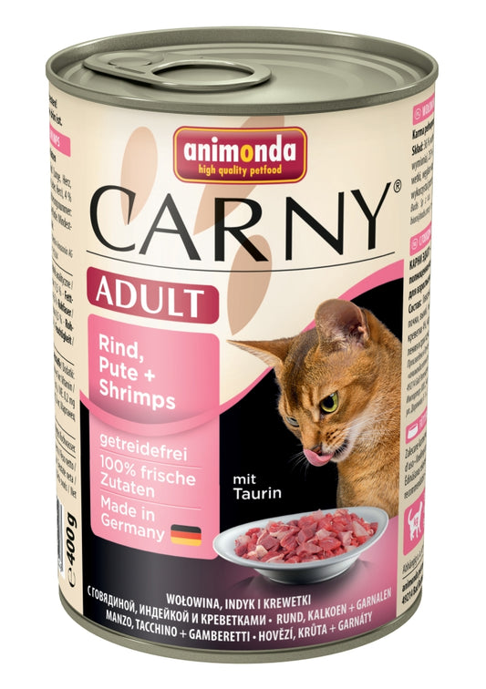 Animonda Cat Dose Carny Adult Rind & Pute & Shrimps - 400 g