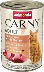 Animonda Cat Dose Carny Adult Huhn & Pute & Entenherzen - 400 g