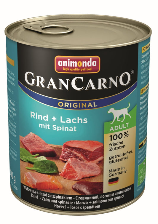 Animonda GranCarno Adult Rind & Lachs mit Spinat 800g