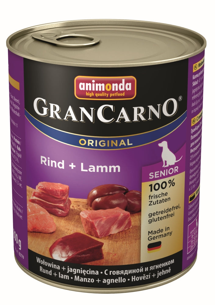 Animonda Dog Dose GranCarno Senior Rind & Lamm 800g