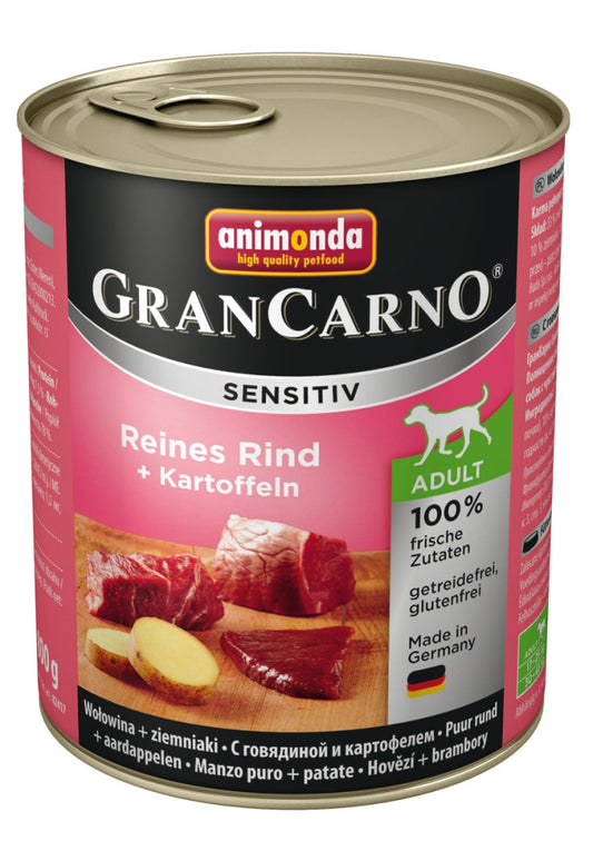 Animonda GranCarno Adult Sensitive Rind & Kartoffeln - 800 g