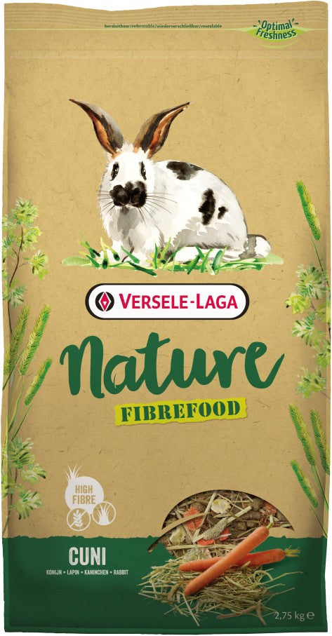 Versele-Laga Nature Fibrefood Kaninchen - 2,75 kg