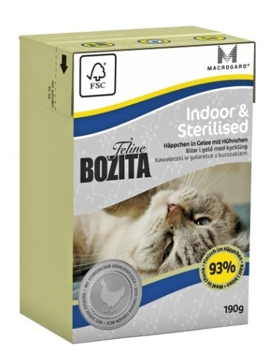 Bozita Cat Tetra Recard Indoor & Sterilised 190g