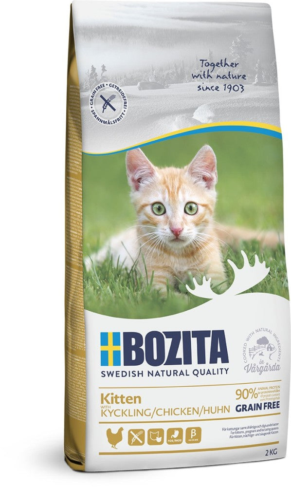 Bozita Kitten Grain free Chicken - 2 kg