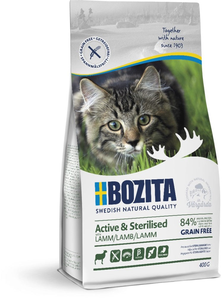 Bozita Active & Sterilised Grain free Lamb - 400 g