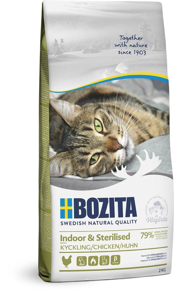 Bozita Indoor & Sterilised Chicken - 2 kg