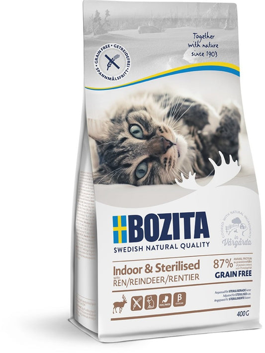 Bozita Indoor & Sterilised Grainfree Reindeer - 400 g