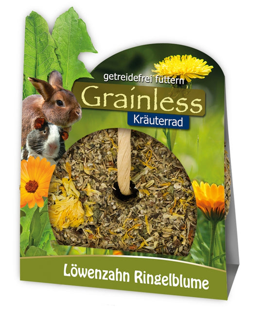 JR Farm Grainless Kräuterrad Löwenzahn- Ringelblume 140g