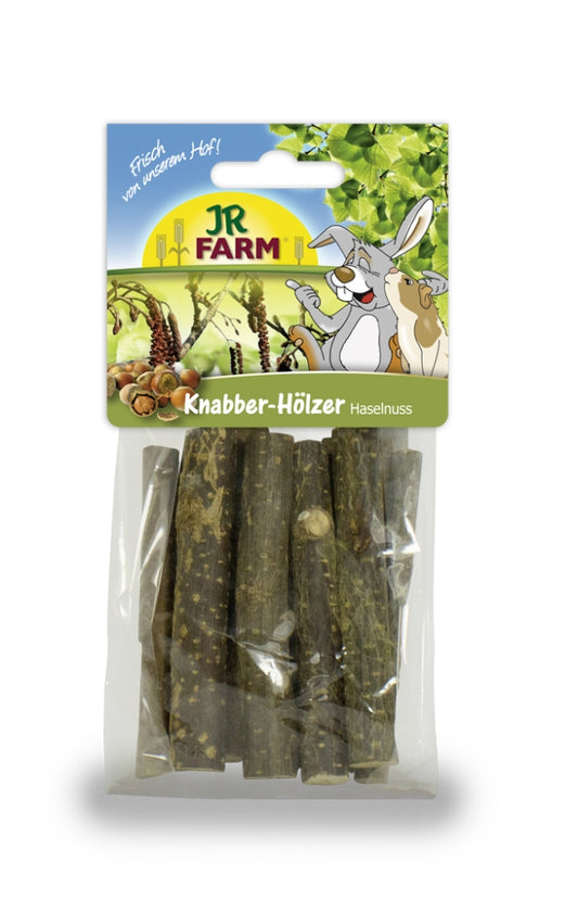 JR Farm Knabber-Hölzer Haselnuss 40g