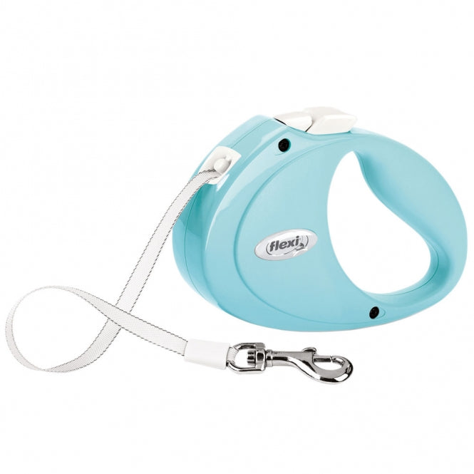 FLEXI Rollleine PUPPY Gurt - 2m, bis 12kg - hellblau