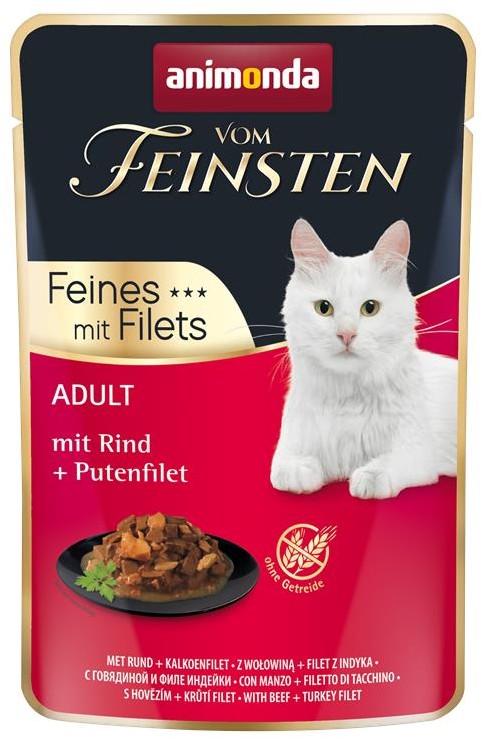 Animonda vom Feinsten Cat Adult Rind & Putenfilet 85g