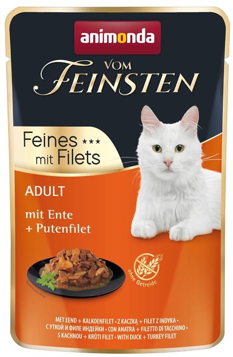 Animonda vom Feinsten Cat Adult Ente & Putenfilet 85g