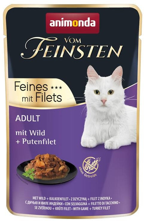 Animonda vom Feinsten Cat Adult Wild & Putenfilet 85g