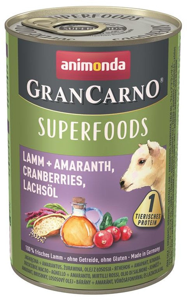 Animonda GranCarno Adult Superfood Lamm & Amaranth - 400 g