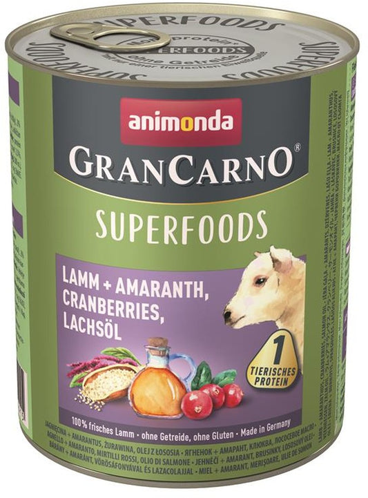 Animonda GranCarno Adult Superfood Lamm & Amaranth - 800 g