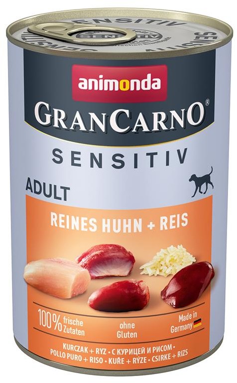 Animonda GranCarno Adult Sensitive Reines Huhn & Reis - 400 g