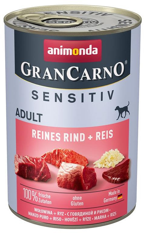 Animonda GranCarno Adult Sensitive Reines Rind & Reis - 400 g