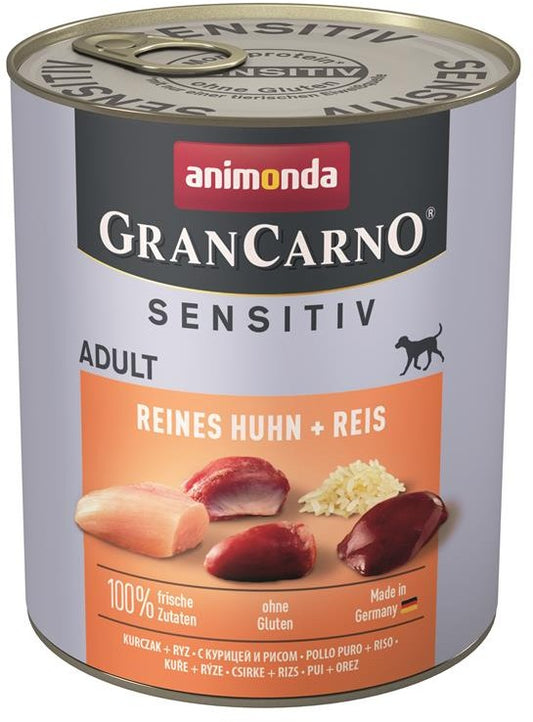 Animonda GranCarno Adult Sensitive Reines Huhn & Reis - 800 g