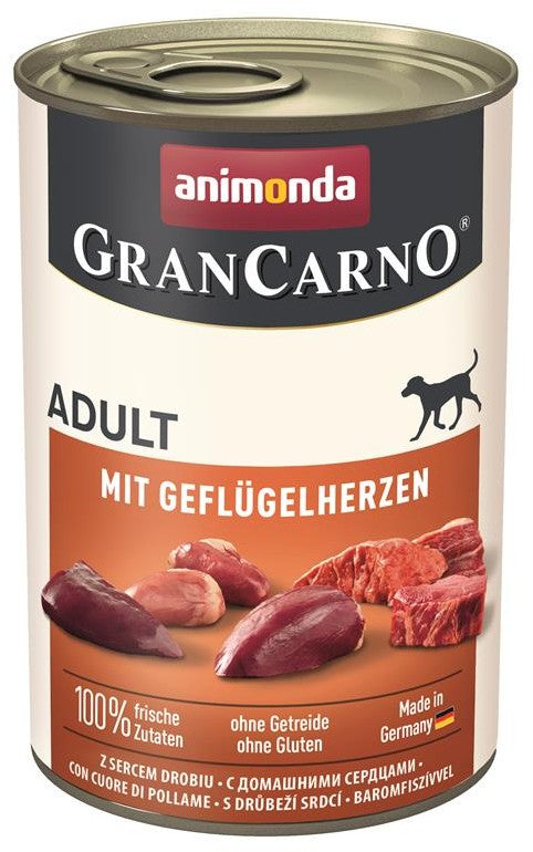 Animonda GranCarno Adult mit Geflügelherzen - 400 g