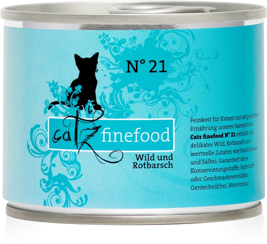 Catz finefood No. 21 Wild und Rotbarsch - 200 g