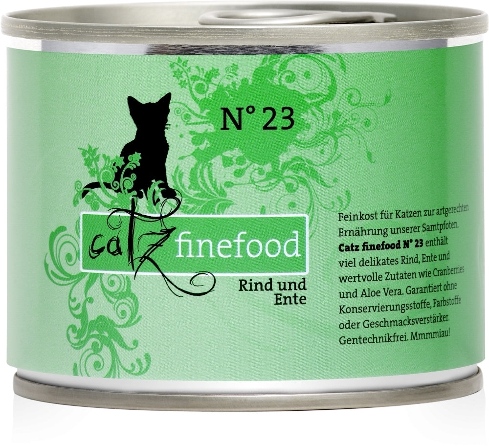 Catz finefood No. 23 Rind und Ente - 200 g