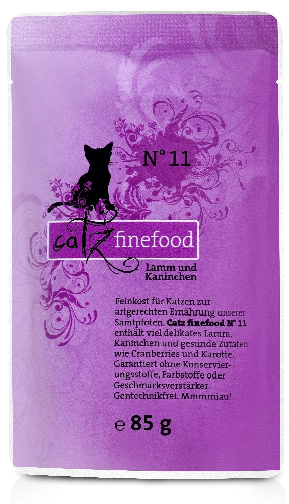 Catz finefood No.11 Lamm&Kaninchen - 85 g