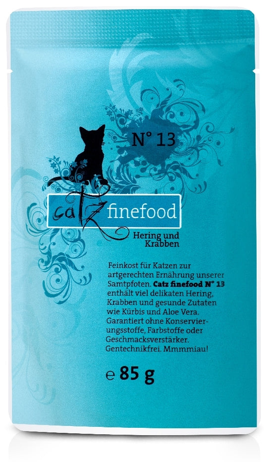 Catz finefood No.13 Hering & Krabben - 85 g