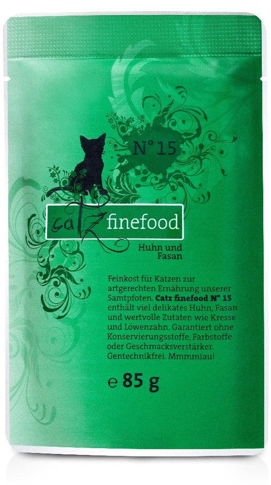 Catz finefood No. 15 Huhn & Fasan - 85 g