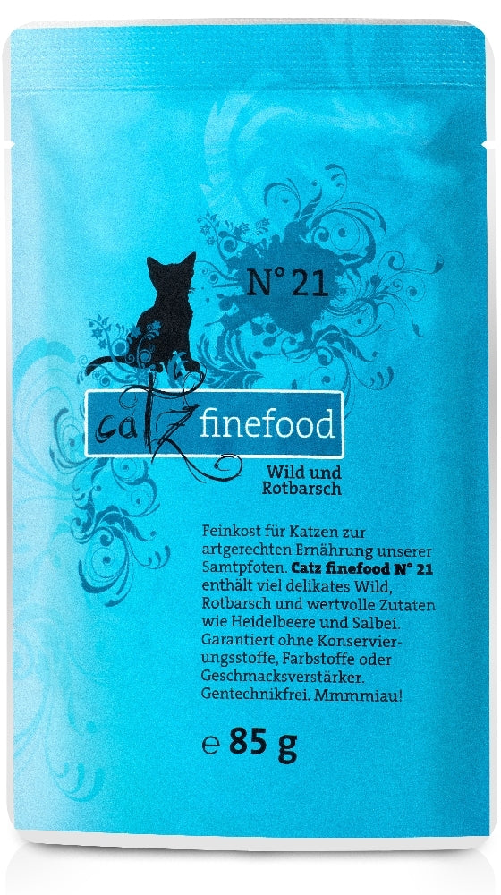 Catz finefood No. 21 Wild und Rotbarsch - 85 g