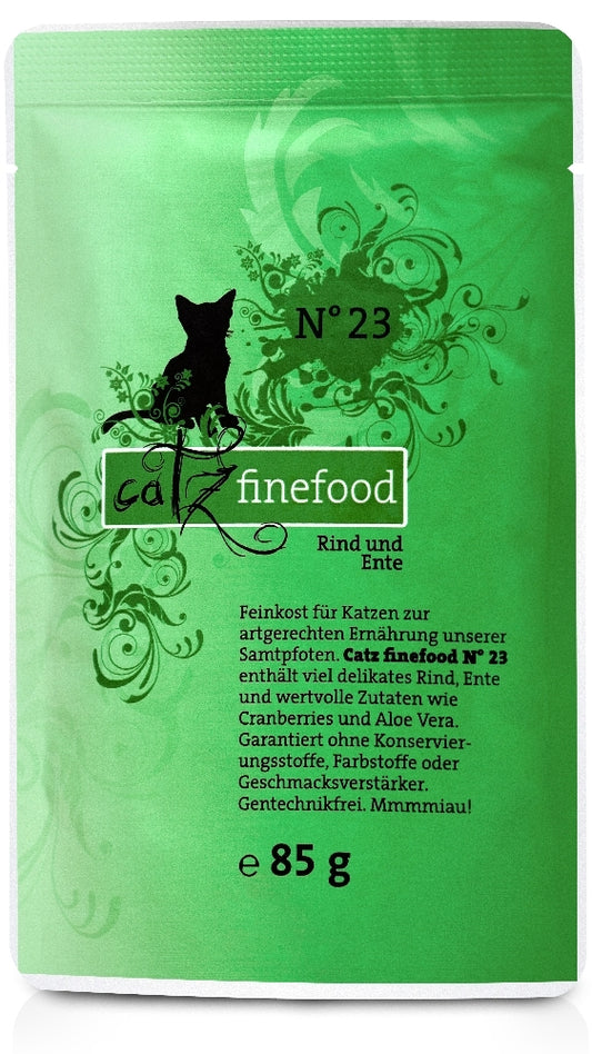 Catz finefood No. 23 Rind und Ente - 85 g