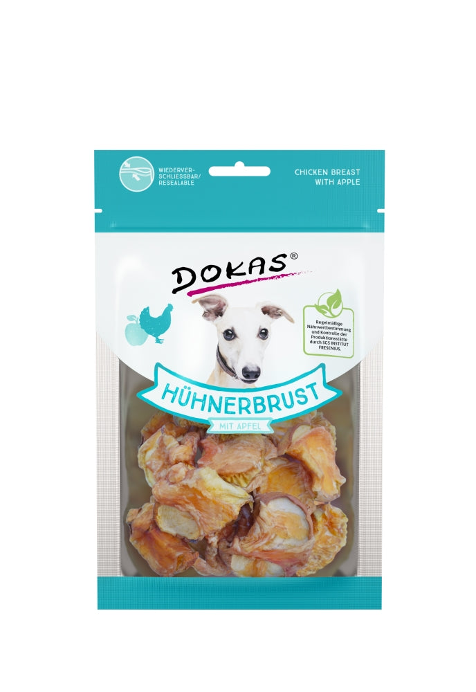 Dokas Dog Hühnerbrustfilet mit Apfel 70 g