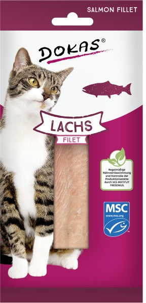 Dokas Cat Snack Filet Lachs 22g