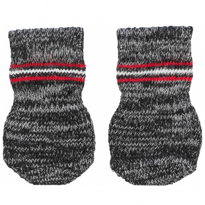 Trixie Hundesocken - Grau - XL