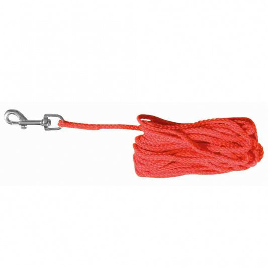 Trixie Schleppleine aus Nylon - rot, 10 m