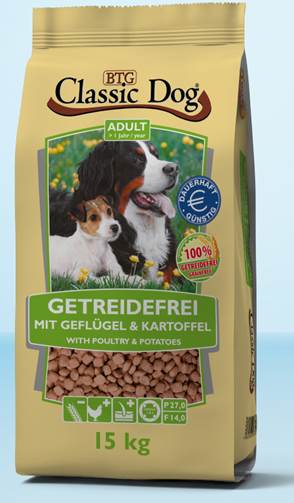 Classic Dog Geflügel & Kartoffel getreidefrei 15kg