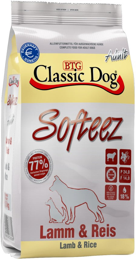 Classic Dog Adult Softeez Lamm & Reis - 1,5 kg