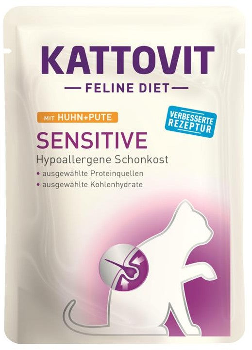 Kattovit PB Feline Diet Sensitive Huhn & Pute 85g