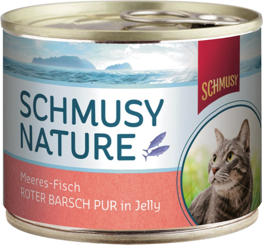 Schmusy Nature Meeres-Fisch Roter Barsch pur 185g Dose