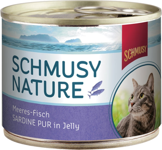 Schmusy Nature Meeres-Fisch Sardine pur 185g Dose