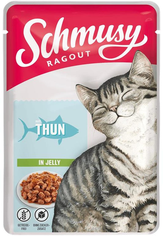 Schmusy Ragout mit Thunfisch in Jelly 100g