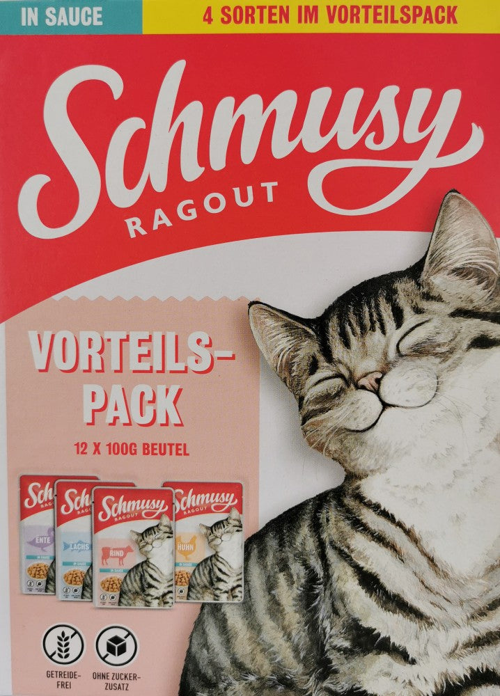 Schmusy Ragout in Sauce Vorteilspack 12x100g