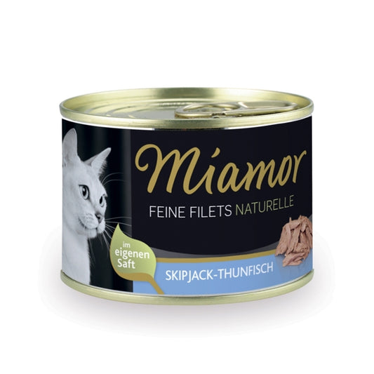 Miamor Feine Filets Naturelle Skipjack-Thunfisch 156g Dose