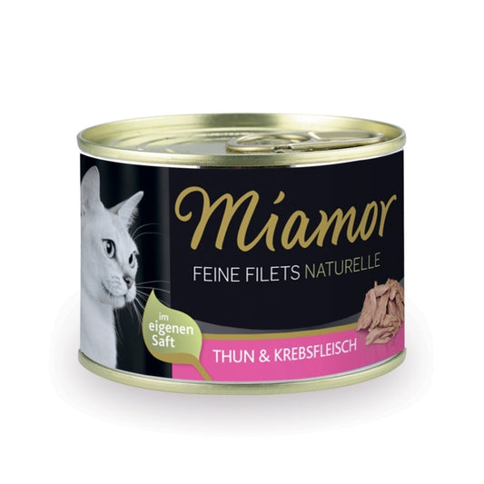 Miamor Feine Filets Naturelle Thunfisch & Krebsfleisch 156g Dose