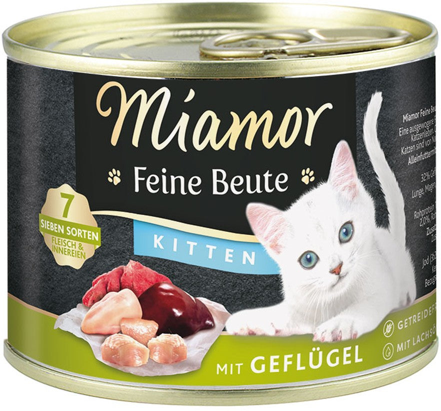 Miamor Dose Feine Beute Kitten Geflügel - 185g